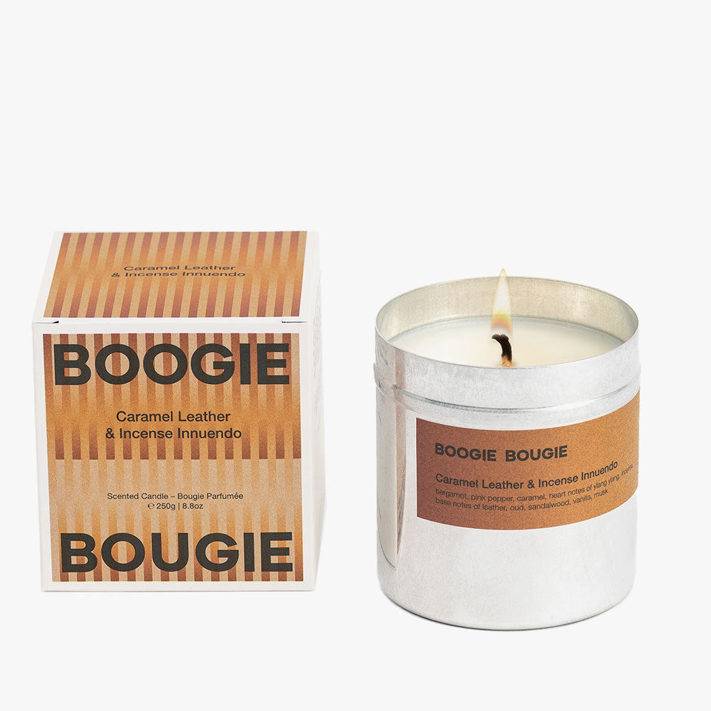 Caramel Leather & Incense Innuendo – Limited Soy Candle